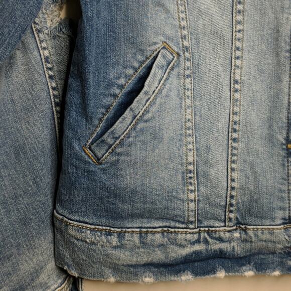 Slink Jeans Front Button Jean Jacket - Sz M - NWT - Picture 5 of 16